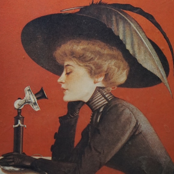 Feb 1912 Ladies Home Journal magazine cover art ©1983 10" x 12" - Picture 2 of 5